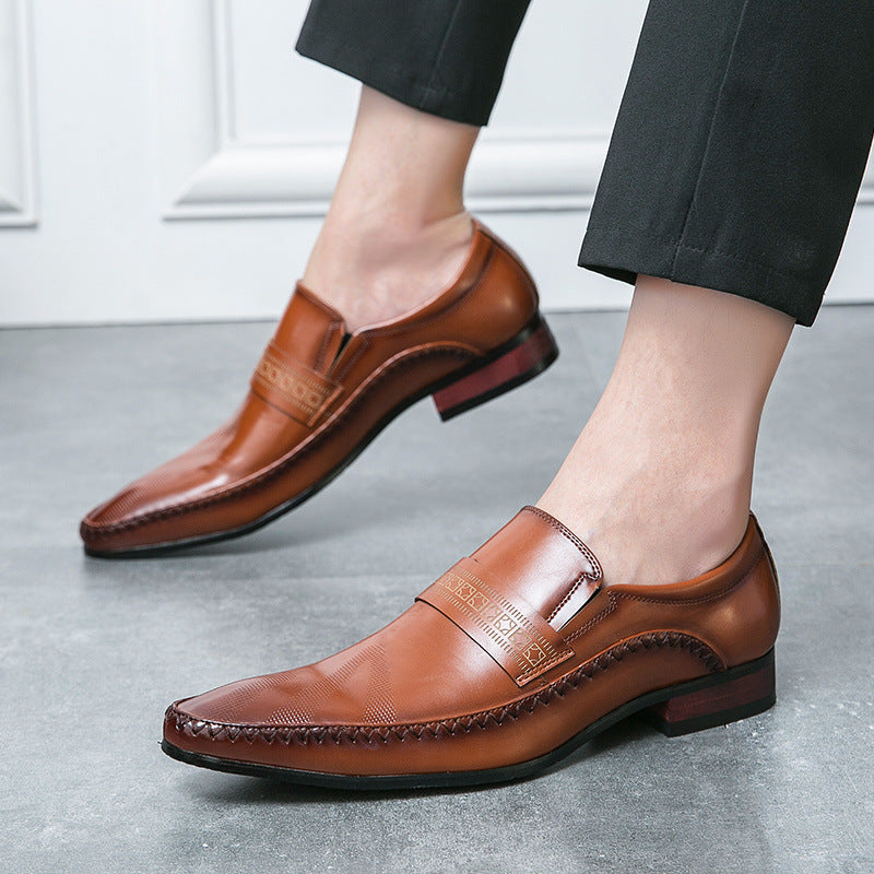 Men’s Polished Leather Penny Loafers