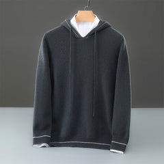 Elysian Soft Knit Cloud Men's Hoodie - Elephant Grey