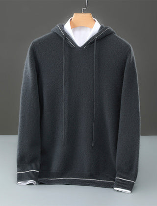 Elysian Soft Knit Cloud Men's Hoodie - Elephant Grey