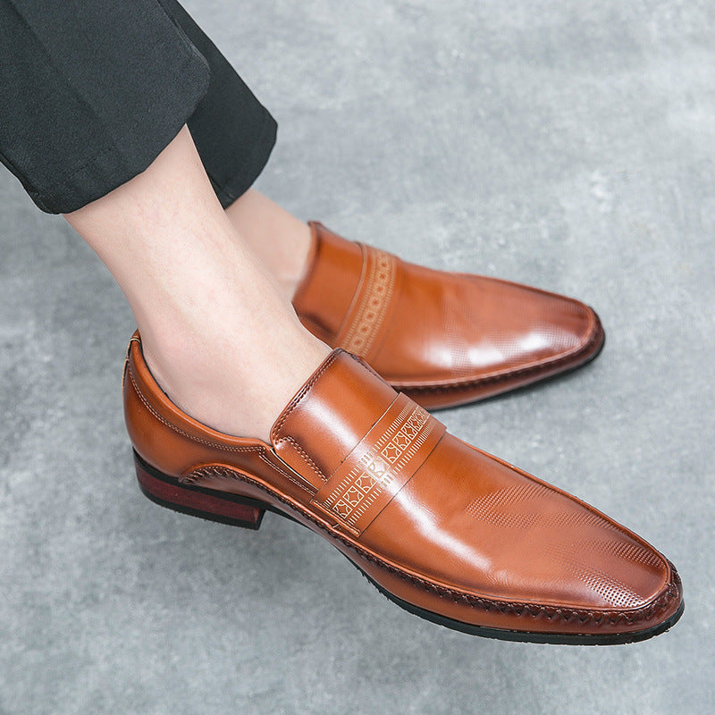 Men’s Polished Leather Penny Loafers