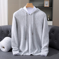 Valencia Soft Knit Men's Hoodie - Grey