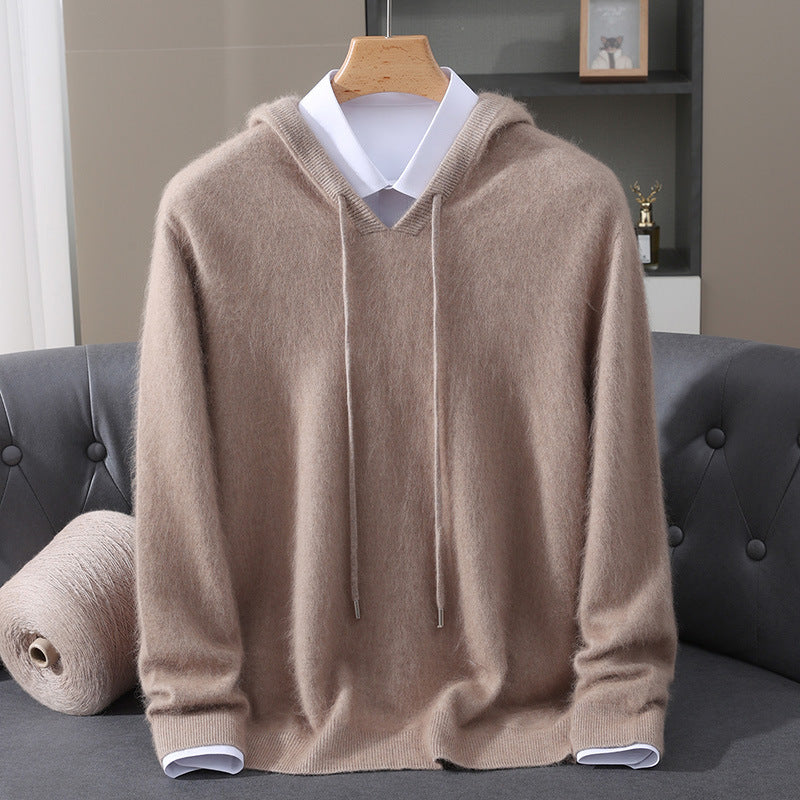 Valencia Soft Knit Men's Hoodie - Camel