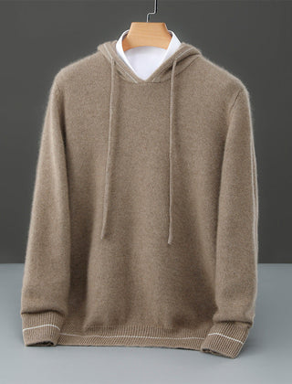Elysian Soft Knit Cloud Men's Hoodie - Camel
