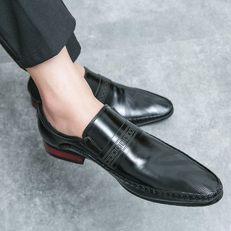 Men’s Polished Leather Penny Loafers