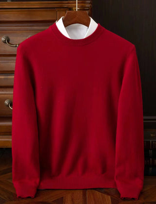 Men's Redmond Fine Knit Jumper - Red