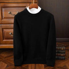 Men's Redmond Fine Knit Jumper - Black
