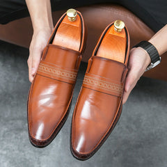 Men’s Polished Leather Penny Loafers