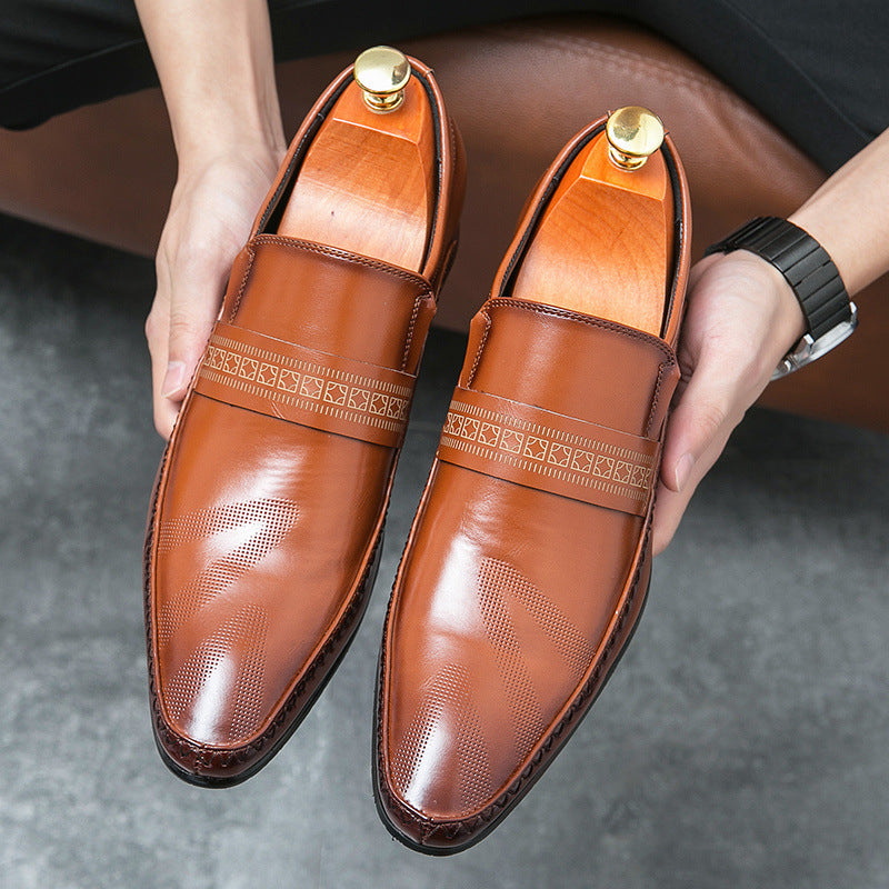 Men’s Polished Leather Penny Loafers