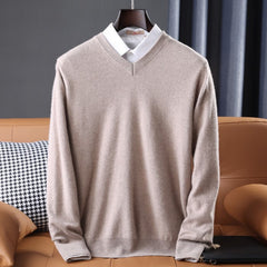 Vienna Soft Knit Men's Sweater - Beige