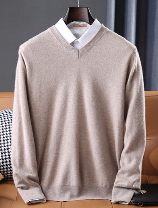Vienna Soft Knit Men's Sweater - Beige