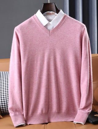 Vienna Soft Knit Men's Sweater - Pink