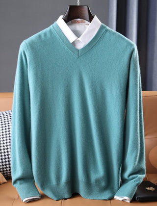 Vienna Soft Knit Men's Sweater - Teal