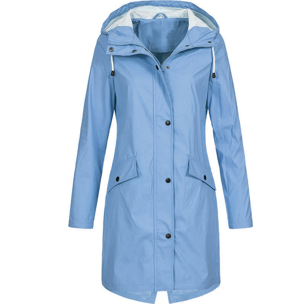 Women’s Hooded Long Jacket