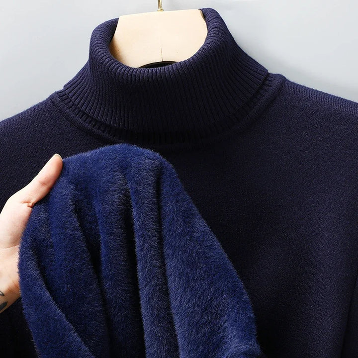 Men's Marcel Fine Knit Turtleneck Jumper - detail image 7