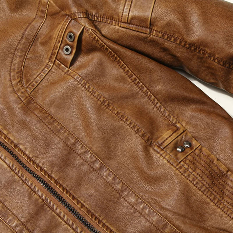 Granite Ridge Leather Men's Jacket - detail image 5