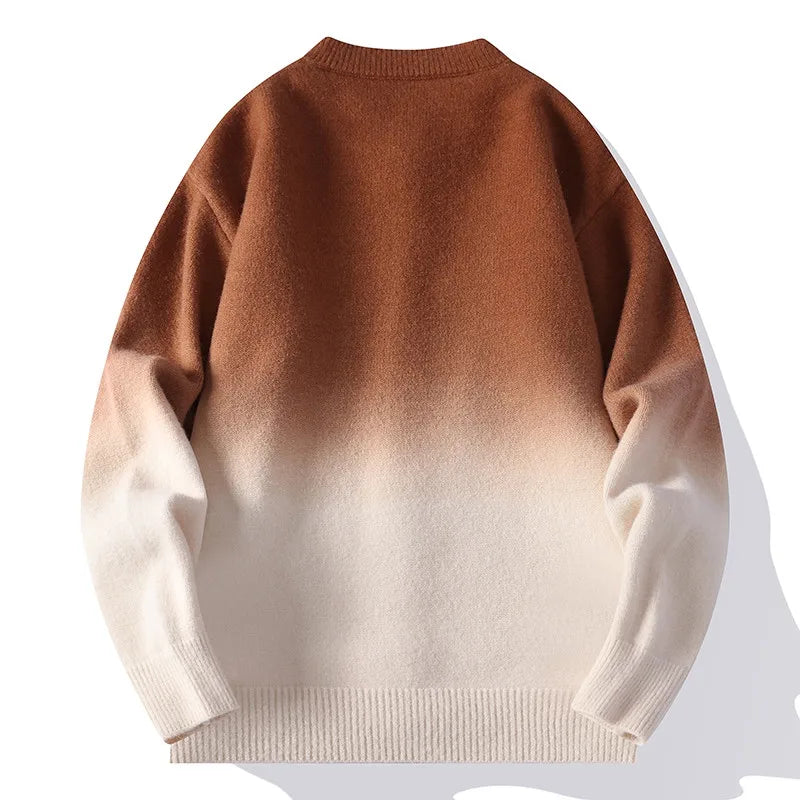 Men’s Cotton-Blend Ombre Knit Cardigan