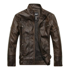 Granite Ridge Leather Men's Jacket - Vintage Tan
