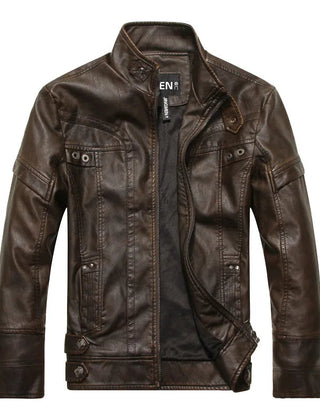 Granite Ridge Leather Men's Jacket - Vintage Tan