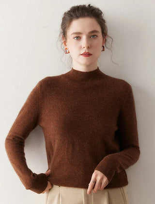 Livia Soft Knit Women's Sweater - Brown