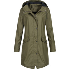 Women’s Hooded Long Jacket