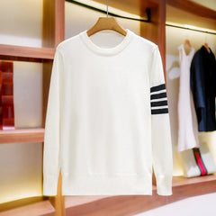 Luca Men's Sweater - White