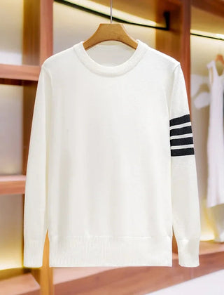 Luca Men's Sweater - White