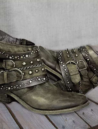 Women’s Vintage Western Ankle Boots