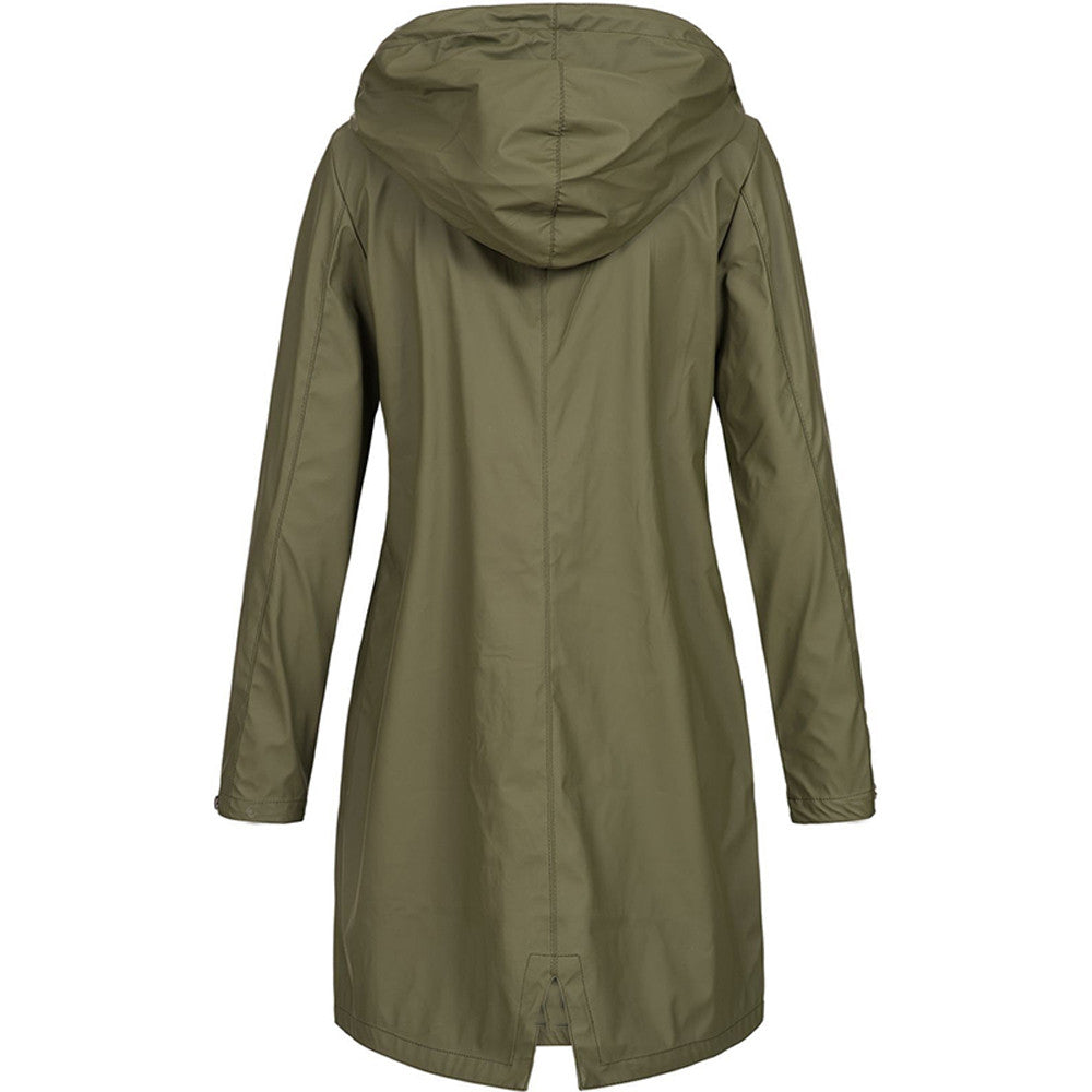Women’s Hooded Long Jacket