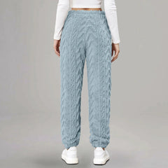 Women’s Patterned Cotton Drawstring Joggers
