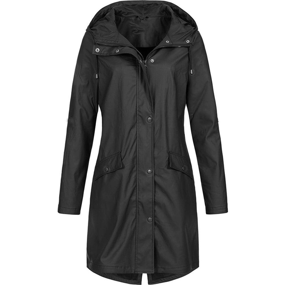 Women’s Hooded Long Jacket