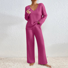 Women’s Ribbed Knit Lounge Set
