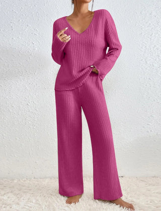 Women’s Ribbed Knit Lounge Set