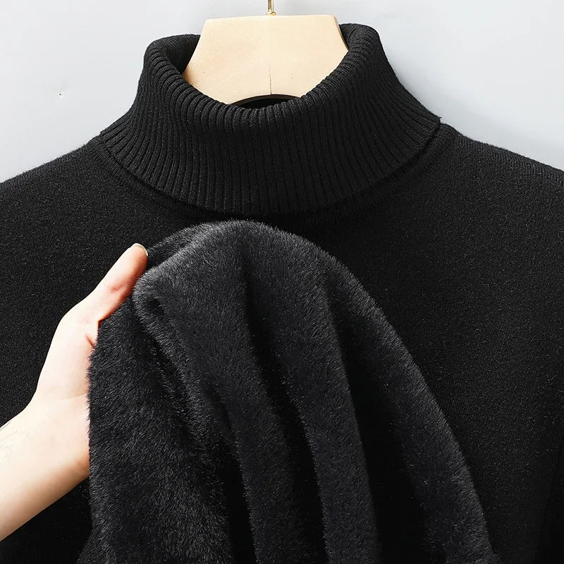 Men's Marcel Fine Knit Turtleneck Jumper - detail image 8