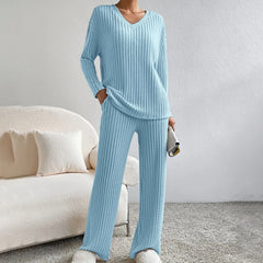 Women’s Ribbed Knit Lounge Set