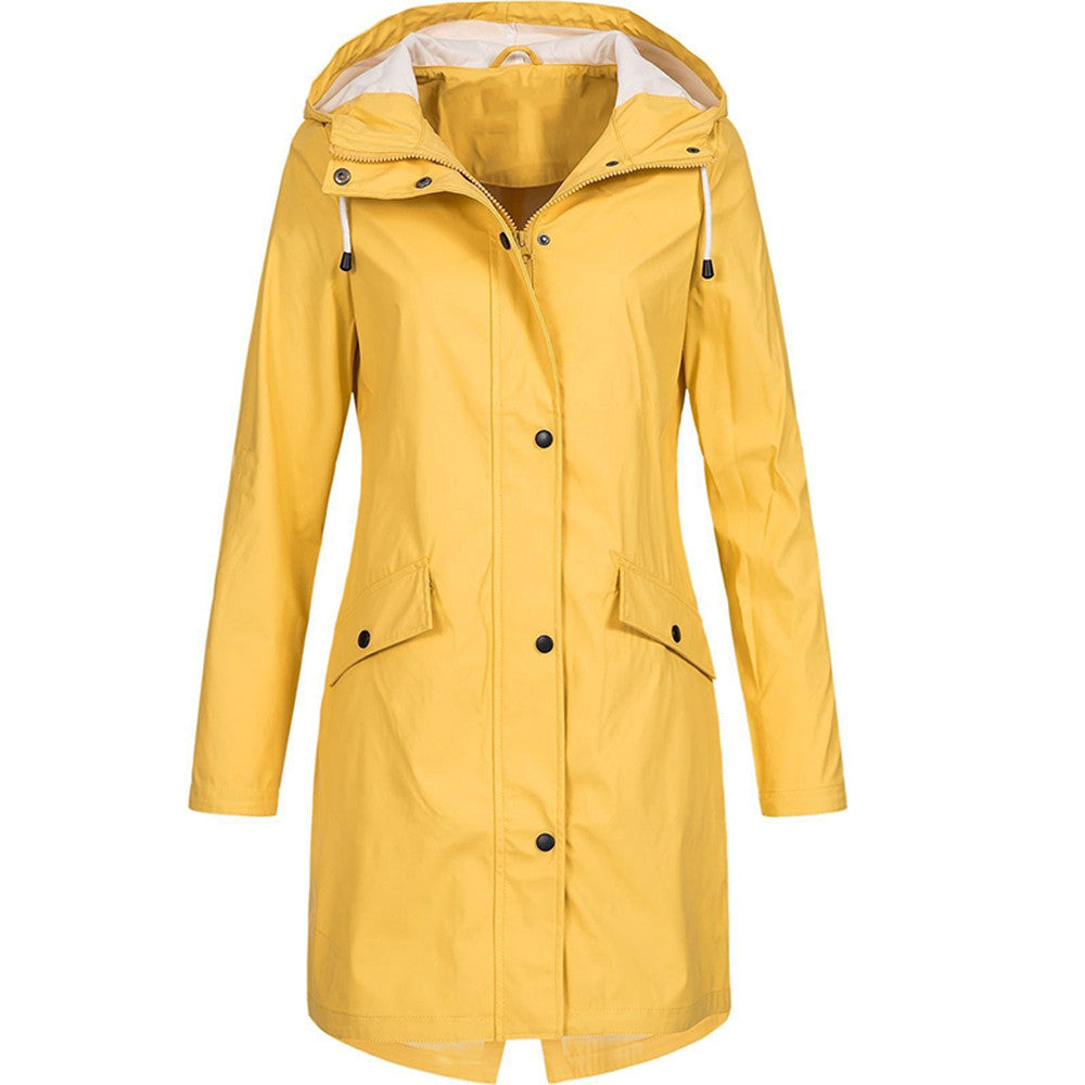 Women’s Hooded Long Jacket