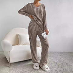 Women’s Ribbed Knit Lounge Set