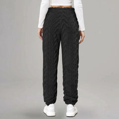 Women’s Patterned Cotton Drawstring Joggers