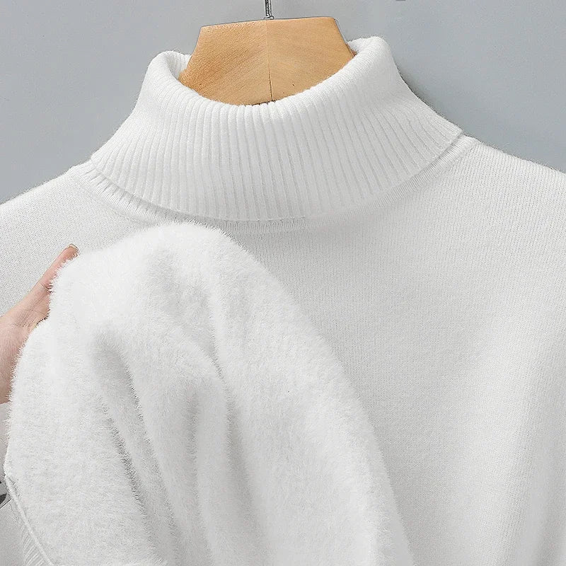 Men's Marcel Fine Knit Turtleneck Jumper - detail image 5
