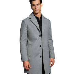 Castello Wool-Blend Men's Overcoat - detail image 8