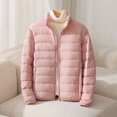 Elara Quilted Women's Puffer Jacket - Pink