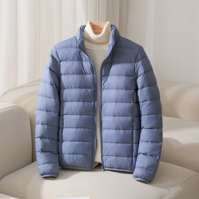 Elara Quilted Women's Puffer Jacket - Blue