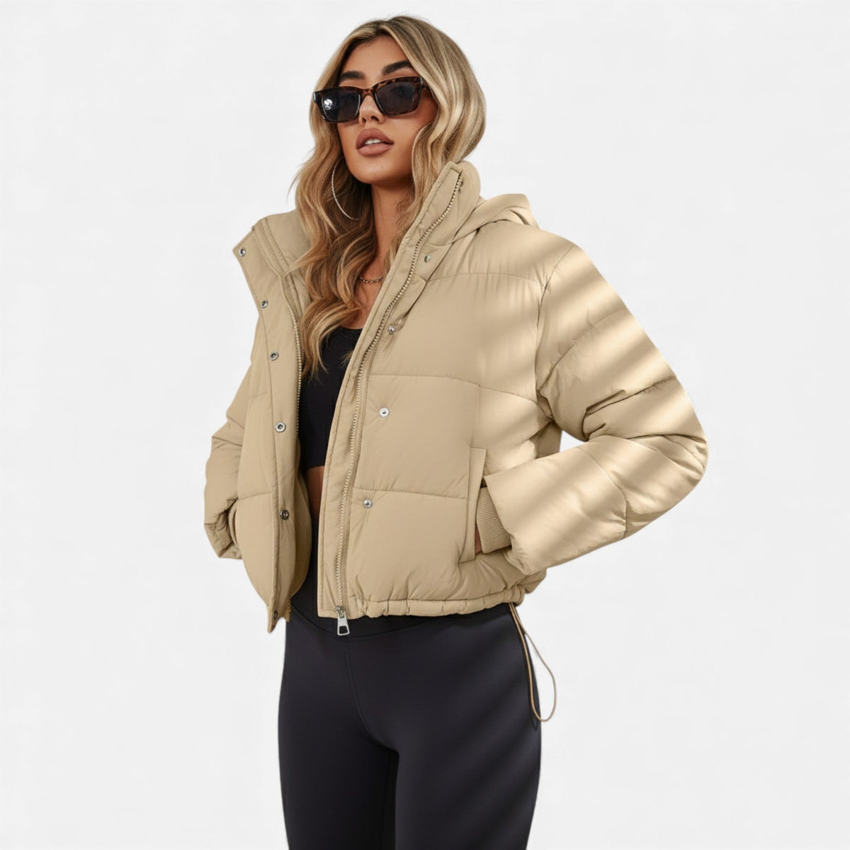 Women’s Cropped Puffer Jacket