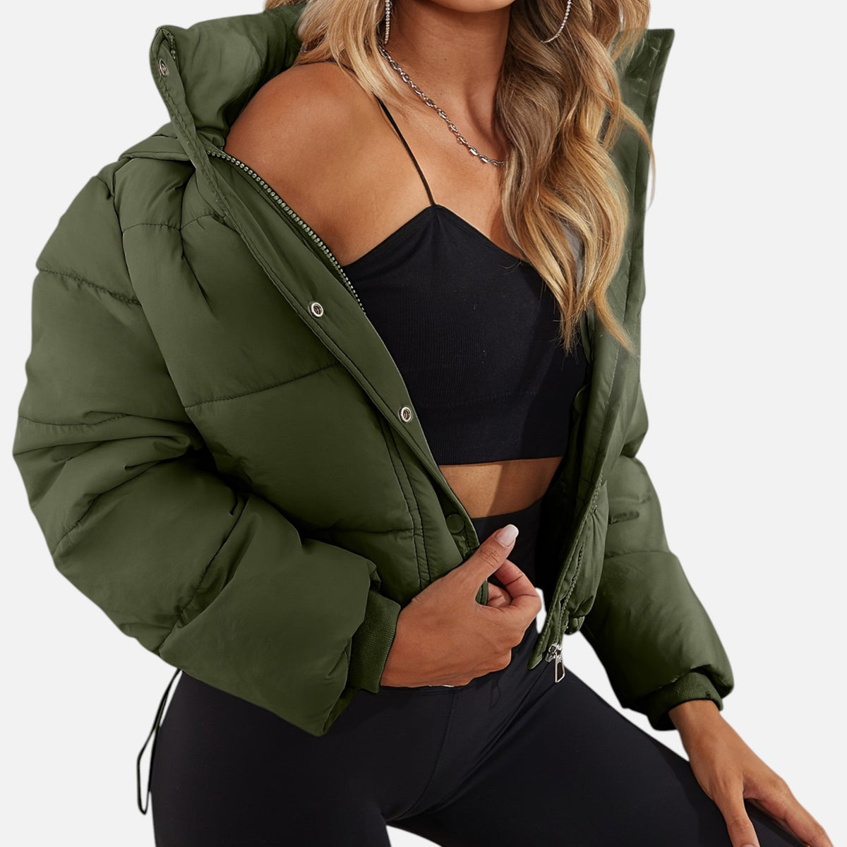 Women’s Cropped Puffer Jacket