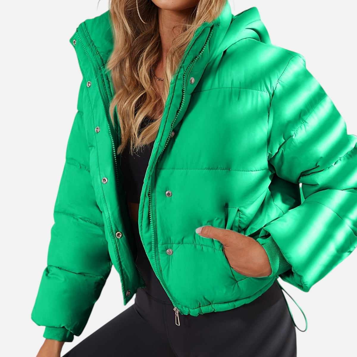 Women’s Cropped Puffer Jacket