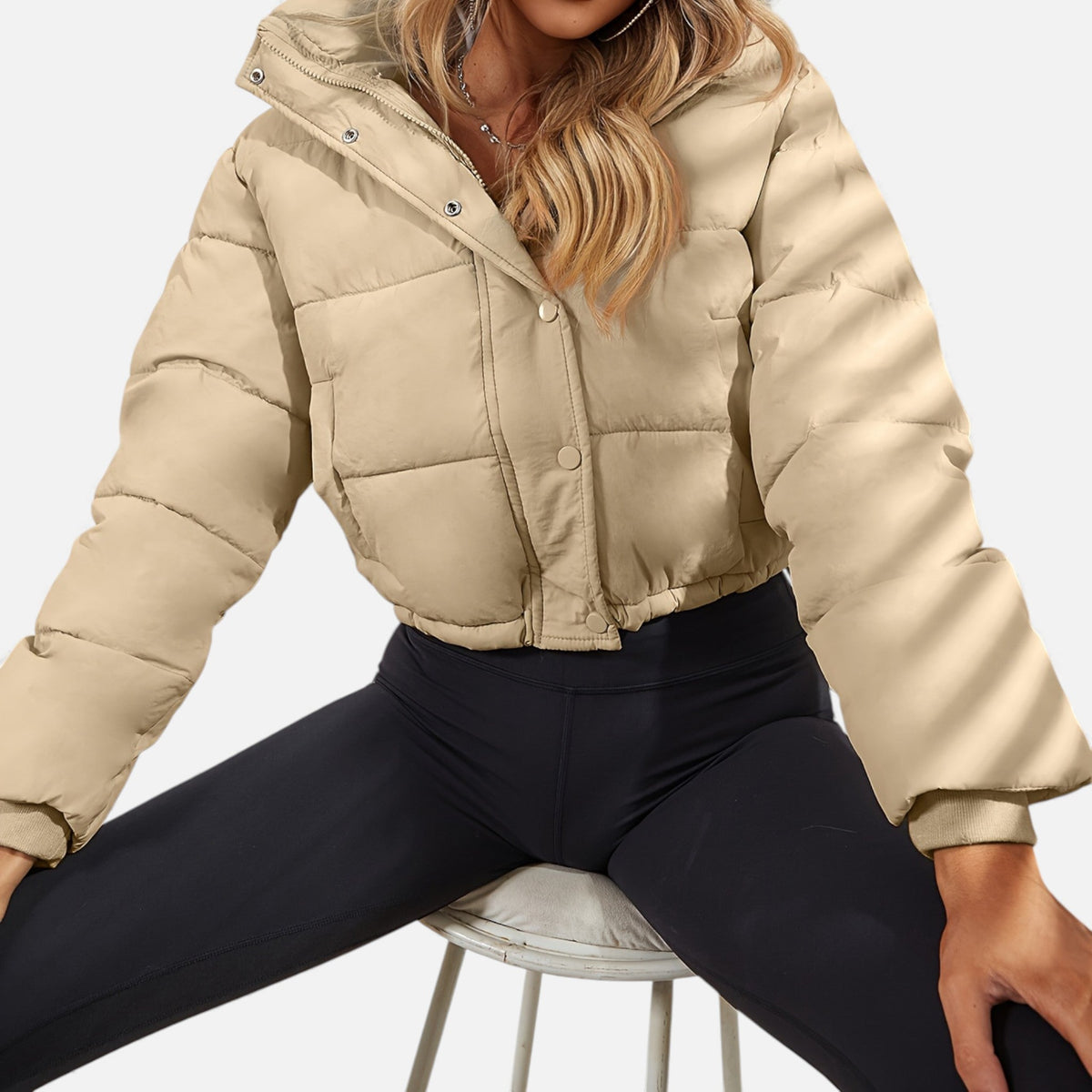 Women’s Cropped Puffer Jacket