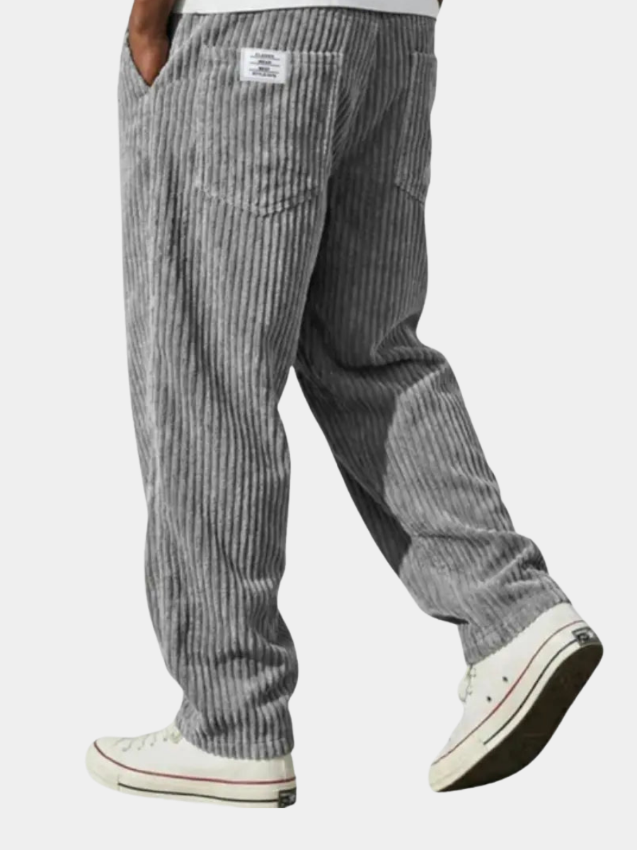 Men’s Relaxed Corduroy Drawstring Trousers