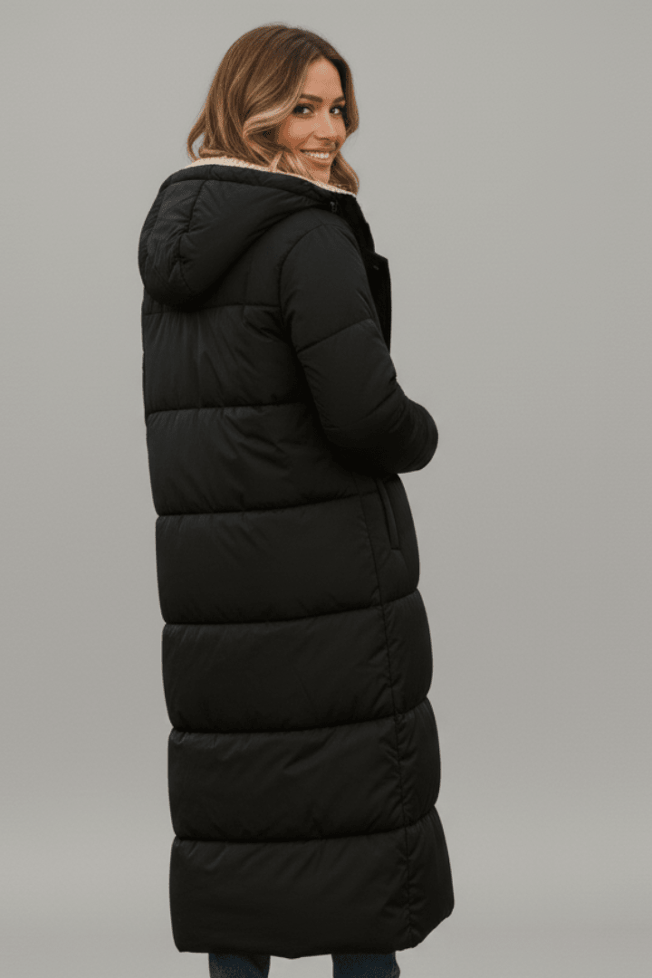 Women’s Hooded Longline Puffer Coat