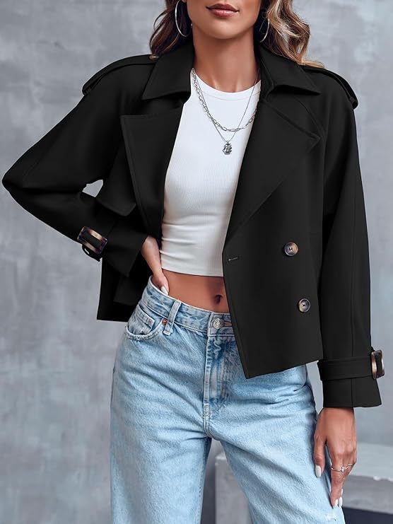 Women’s Cropped Trench Coat