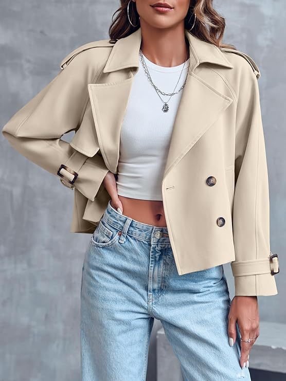 Women’s Cropped Trench Coat
