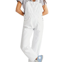 Women’s Relaxed Denim Utility Overalls